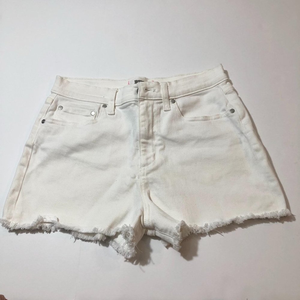 Victoria secret pink high rise cut off jeans short